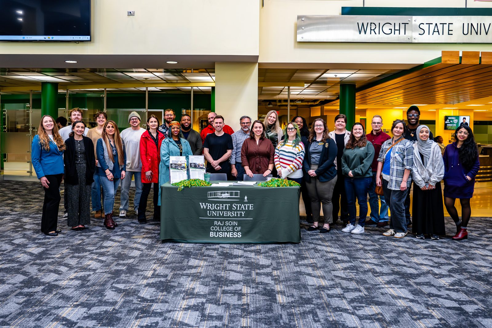 Students gathered for Unformed Business Idea Day at Wright State